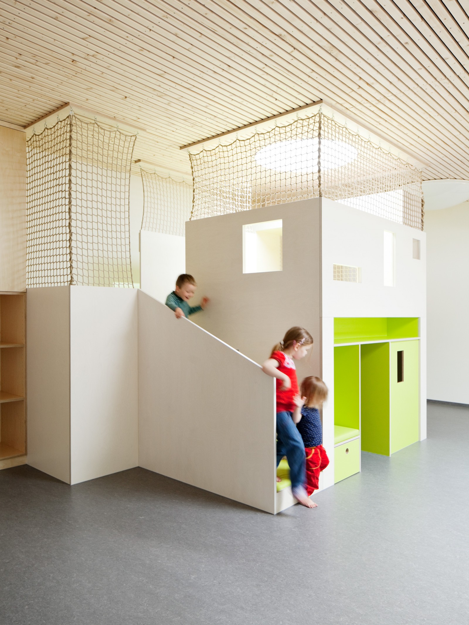 Architektur Bildung Kindertagesstaette Lichtwiese Darmstadt 13